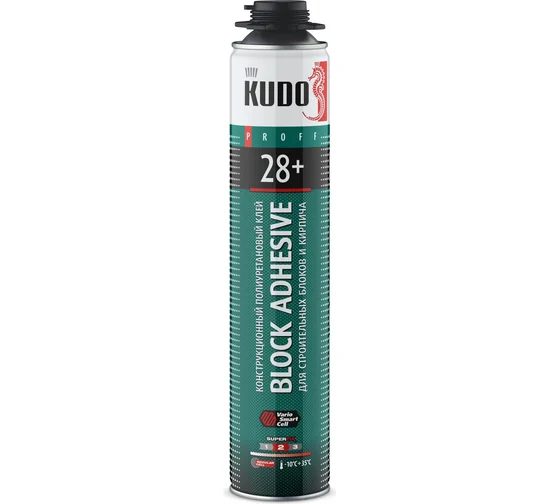 Клей полиуретановый проф/ всесезон. д/стоит. блоков KUDO PROFF 28+