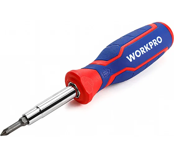 ОТВЕРТКА 6-В-1 PHI, РН2, 5ММ, 6ММ WORKPRO
