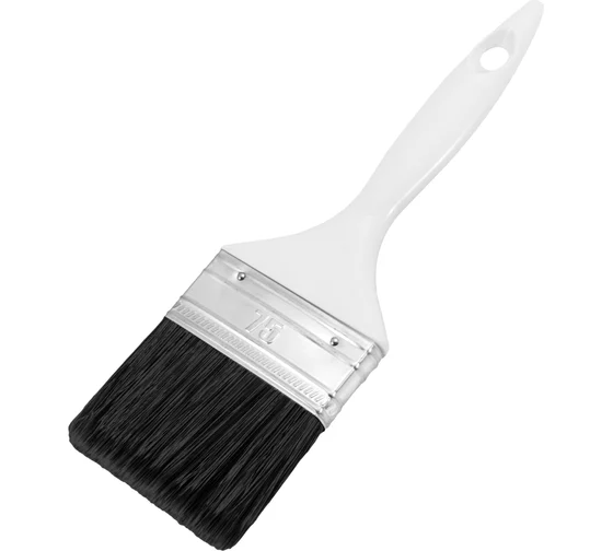 Кисть плоская DECOR PROFI для лака 3.0" 75х15мм, темная синтетическая щетина