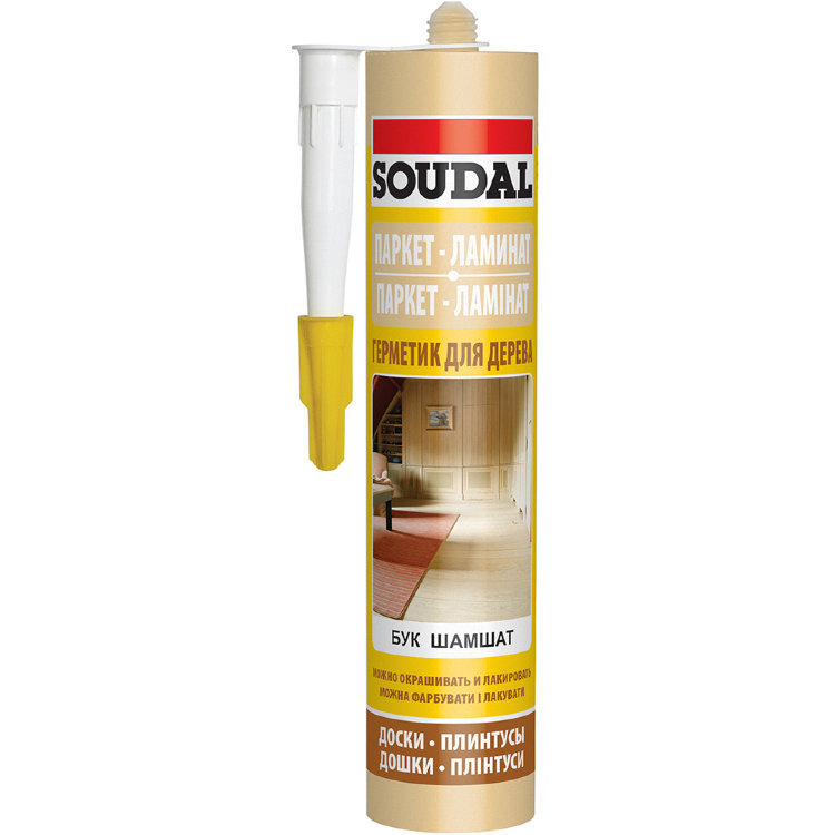 Герметик Soudal паркетный бук 15*280 мл (15 шт/уп)