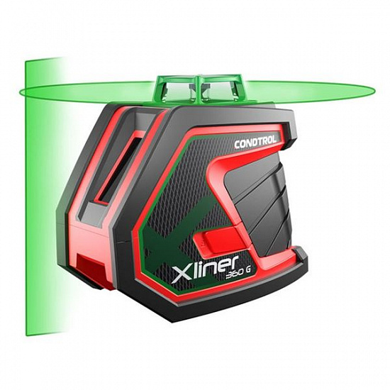 Лазерный уровень CONDTROL XLiner 360 G + Универсальное крепление Wall Mount PRO CONDTROL   1-2-354