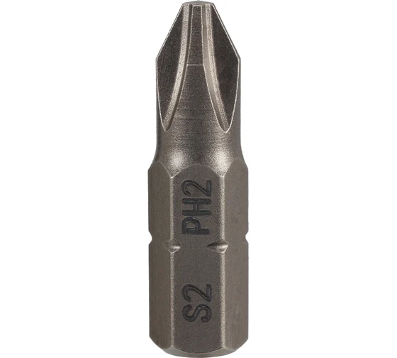 Бита Bohrer PH 2x25 мм Мастер (сталь S2) (25 шт) РРР