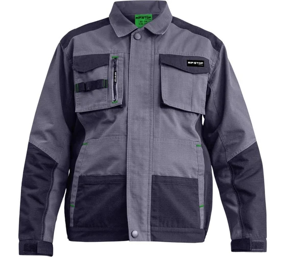 Куртка PROTONE RIPSTOP цв. серый/т.серый, тк. смес RipStop, р.48-50/182-188