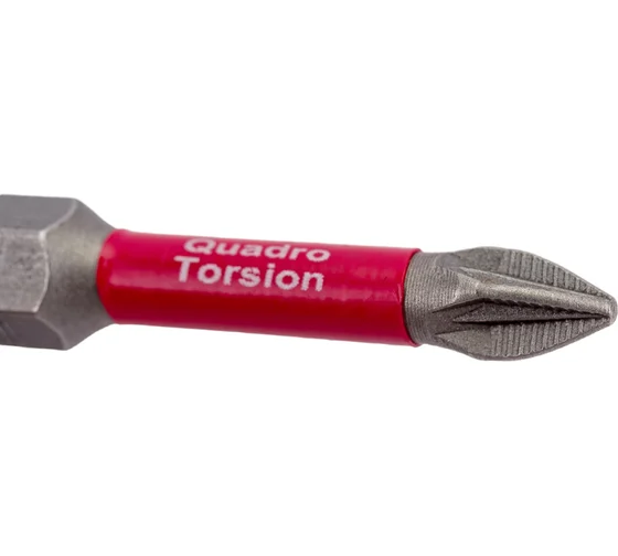 Бита 1/4" Е6,3 PZ 1*50 мм "Quadro Torsion"