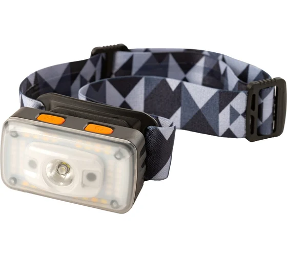 Фонарь налобный аккум. MAXPILER MHF-03 (300/150 Лм, LED SMD, 55*, 7 реж, 3-24ч, сенсор)