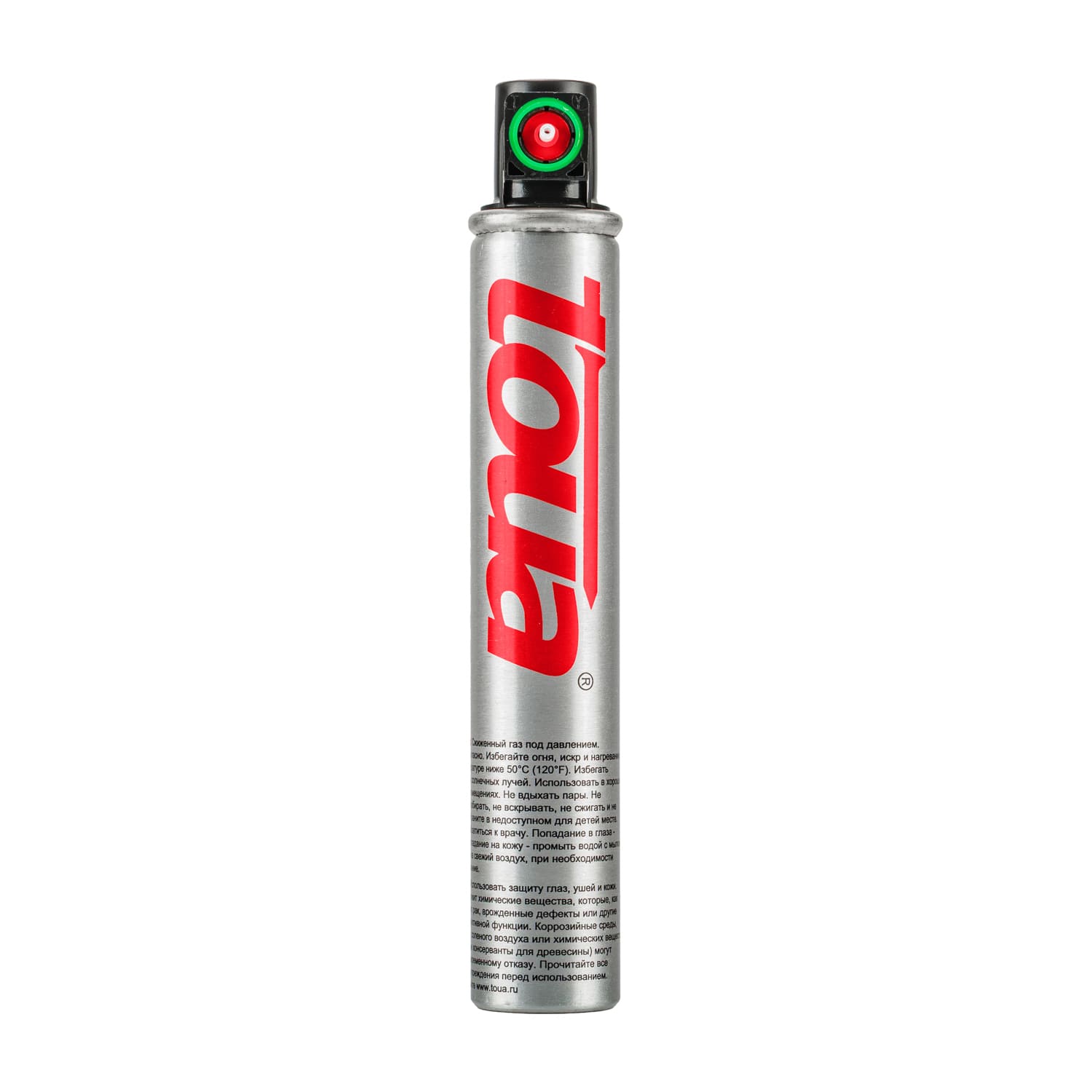 Баллон газовый 165 А (зелёный клапан) TOUA PREMIUM