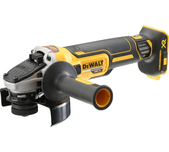 Угловая шлифмашина DEWALT 18В XR 125мм, сдвижн.выкл. б/бат DCG405N DCG405N-XJ