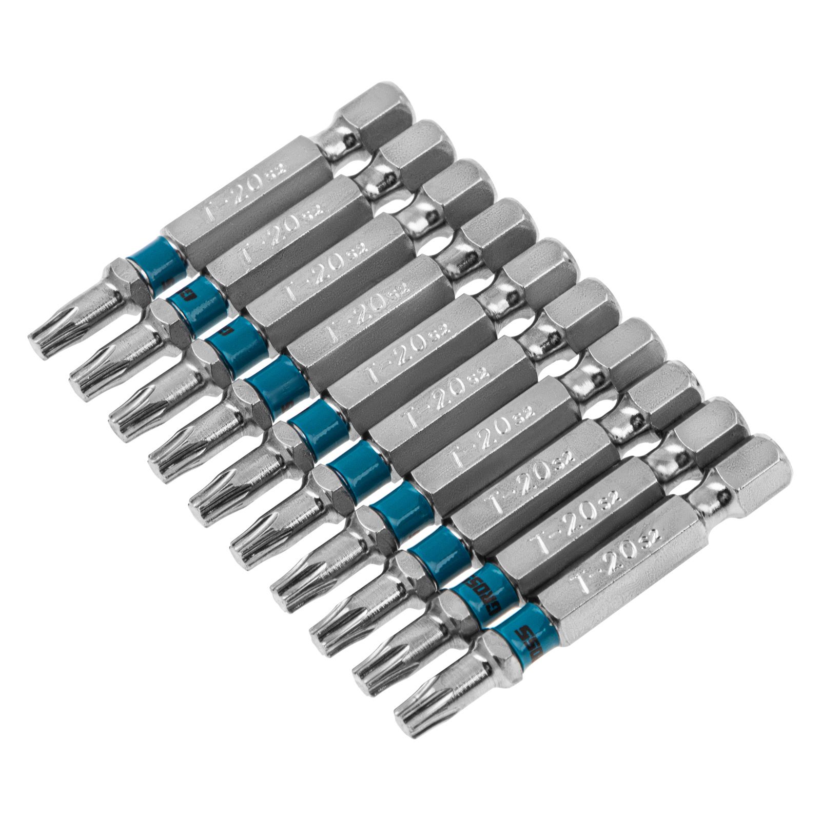 Бита Torx 20х50мм, сталь S2, шестигр., 2 шт/уп // Gross