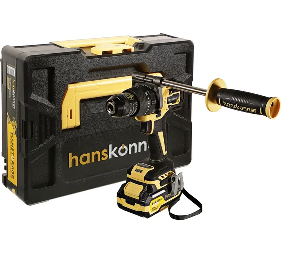 Аккумуляторный шуруповерт Hanskonner 1BatterySystem HCD20165PRO