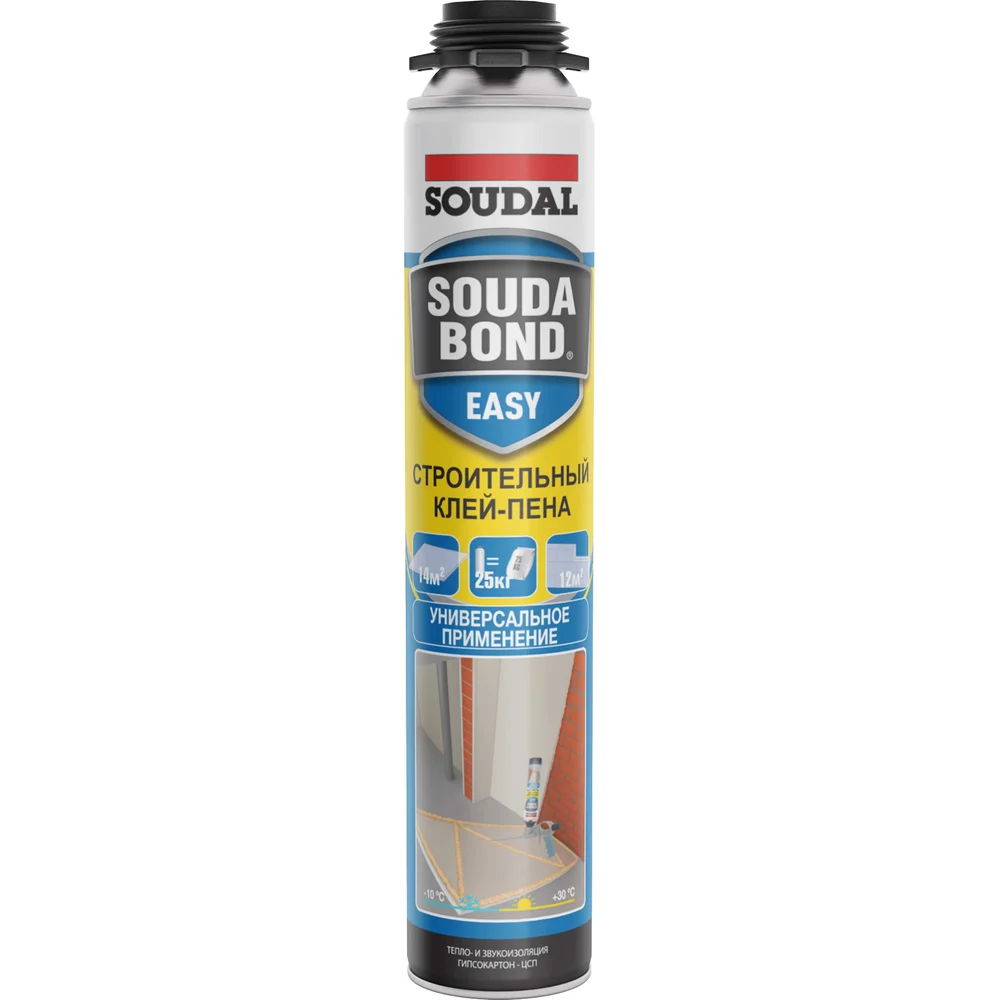 Пена-клей полиурет. SOUDAL Soudabond EASY 750 мл