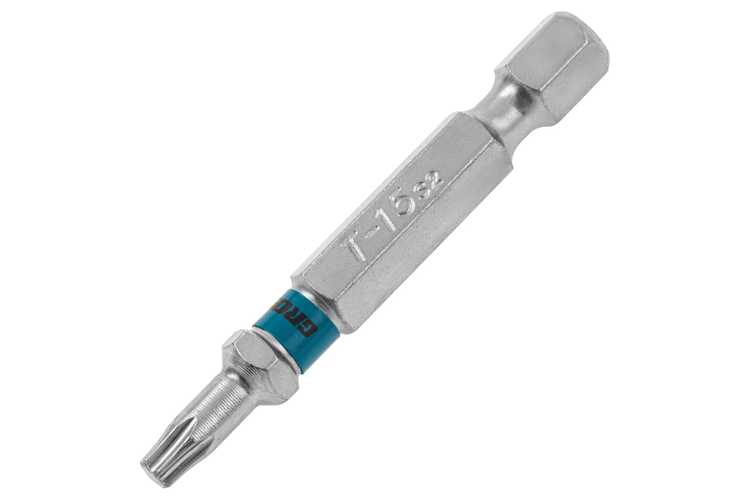 Бита Torx 15х50мм, сталь S2, шестигр., 2 шт/уп // Gross