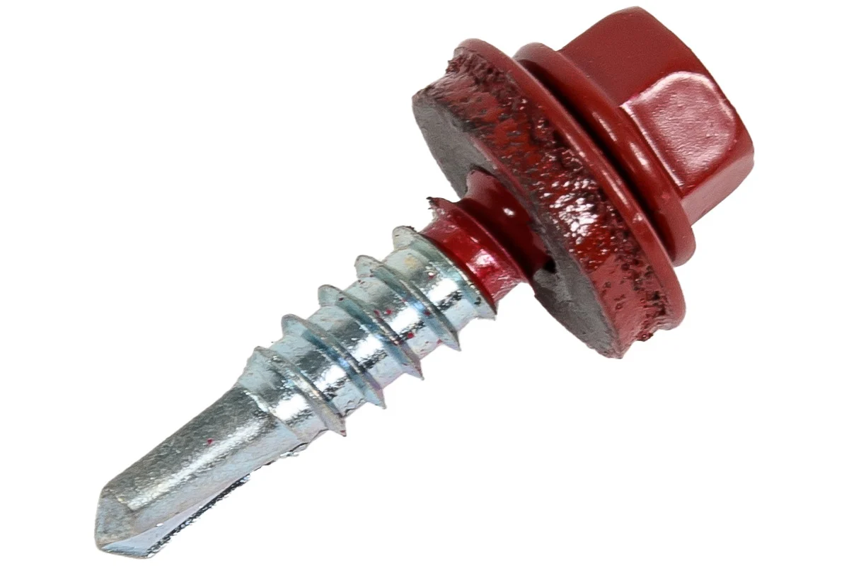 Саморез кров. КРс ZP 5,5x25 (3011) красн 3500 шт. РРР
